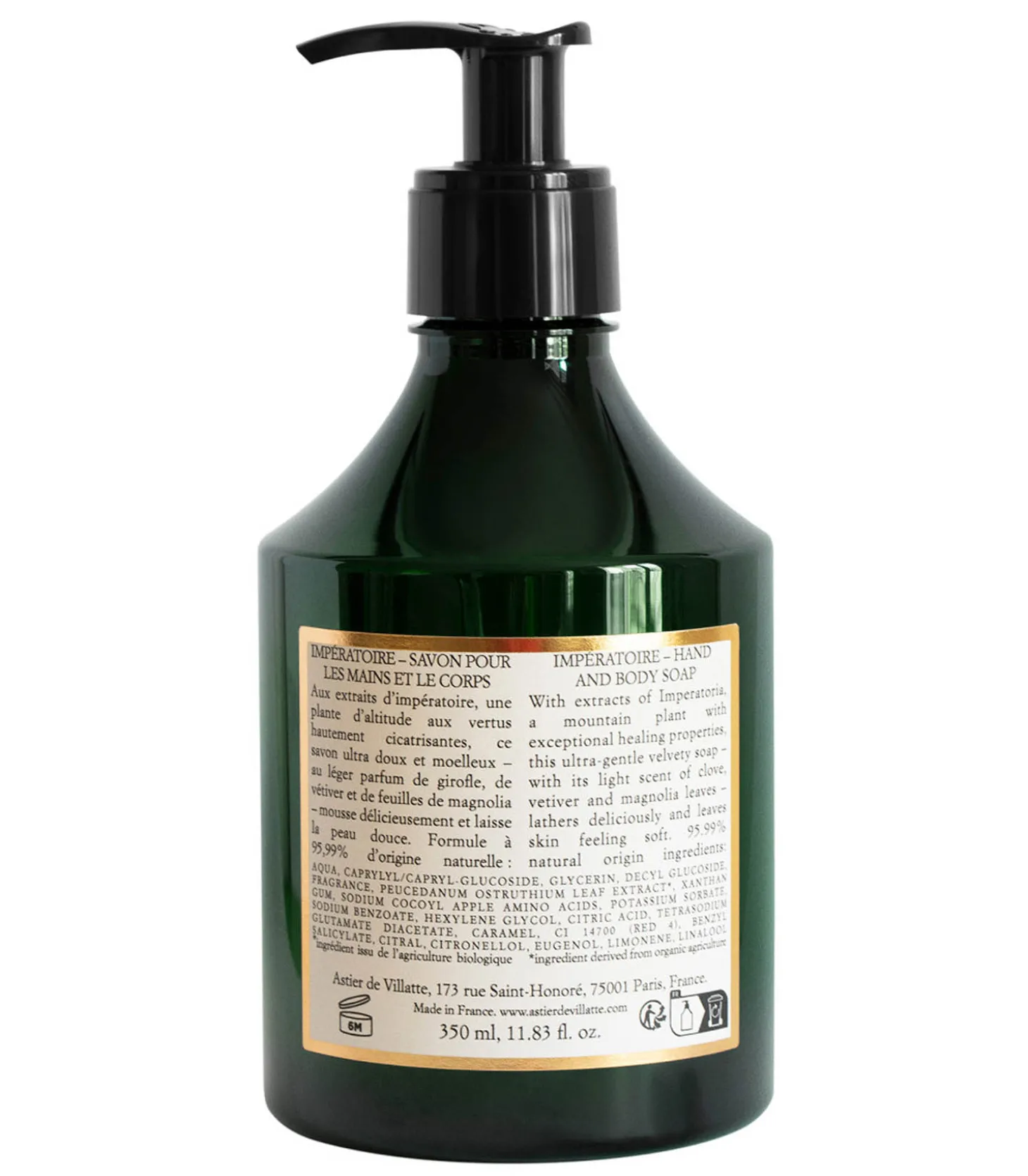 Savon Impératoire pour les Mains et le Corps 350ml-Astier de Villatte Clearance