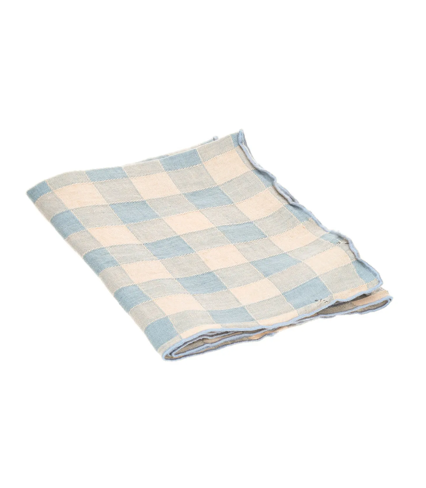 Serviette Bourdon Toile Vintage Vichy 43 x 43 cm-Maison de Vacances Sale
