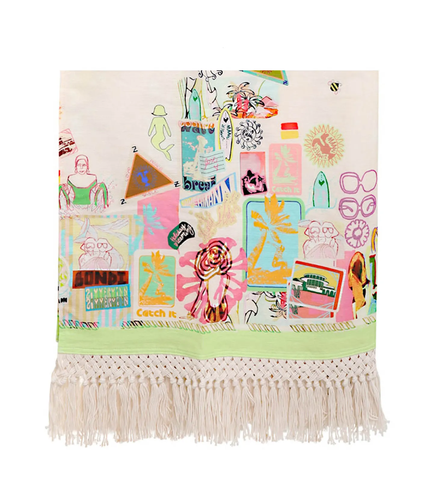 Serviette de Plage Textured Multipatch-Zimmermann New