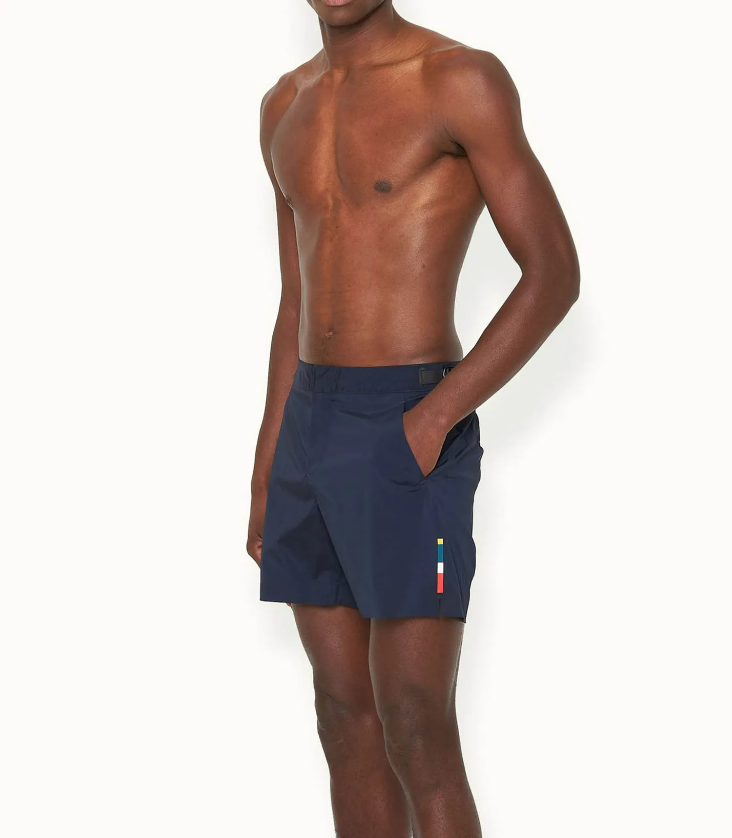 Short de bain homme Bulldog Bonded Graphite Night Iris-Orlebar Brown Online