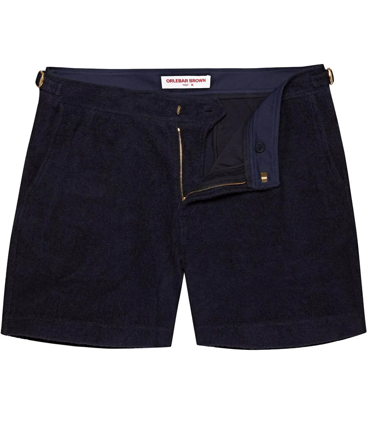 Short de bain homme Bulldog Towelling Night Iris-Orlebar Brown Clearance