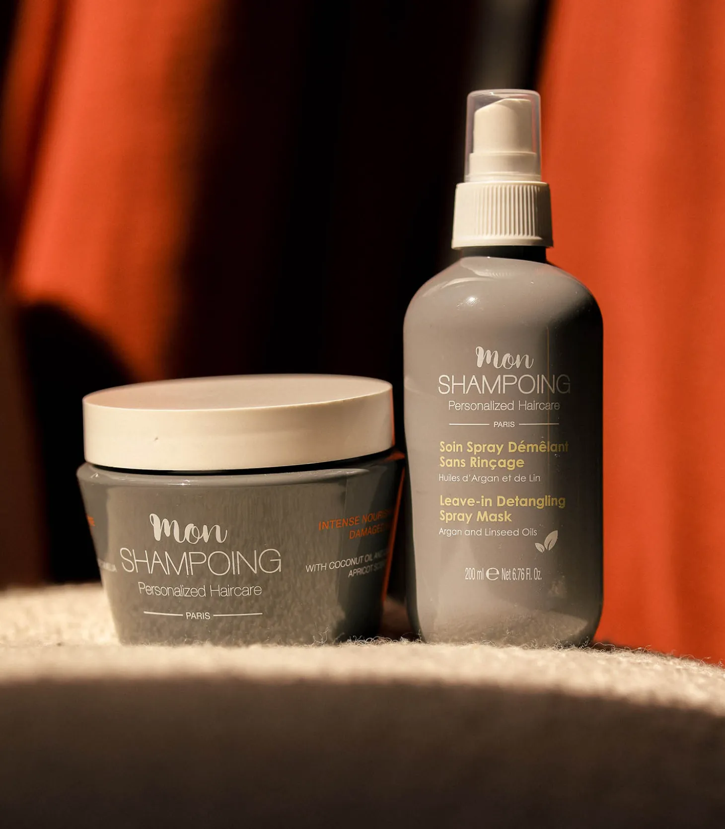 Soin Spray démêlant sans rinçage Huiles d'Argan et de Lin 200ml-Mon Shampoing Store