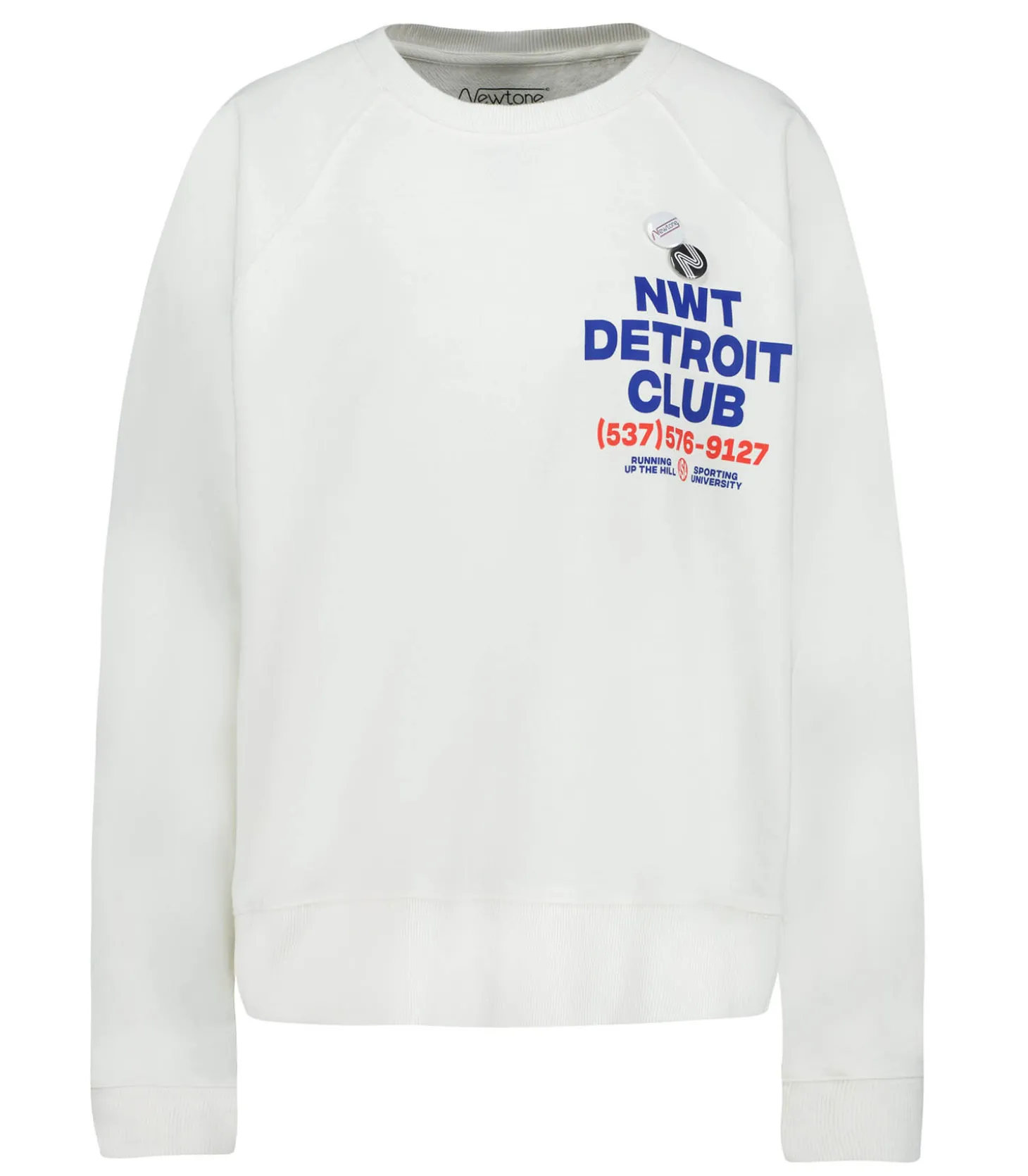 Sweat-shirt Harper Sporting Dirty White-Newtone Store