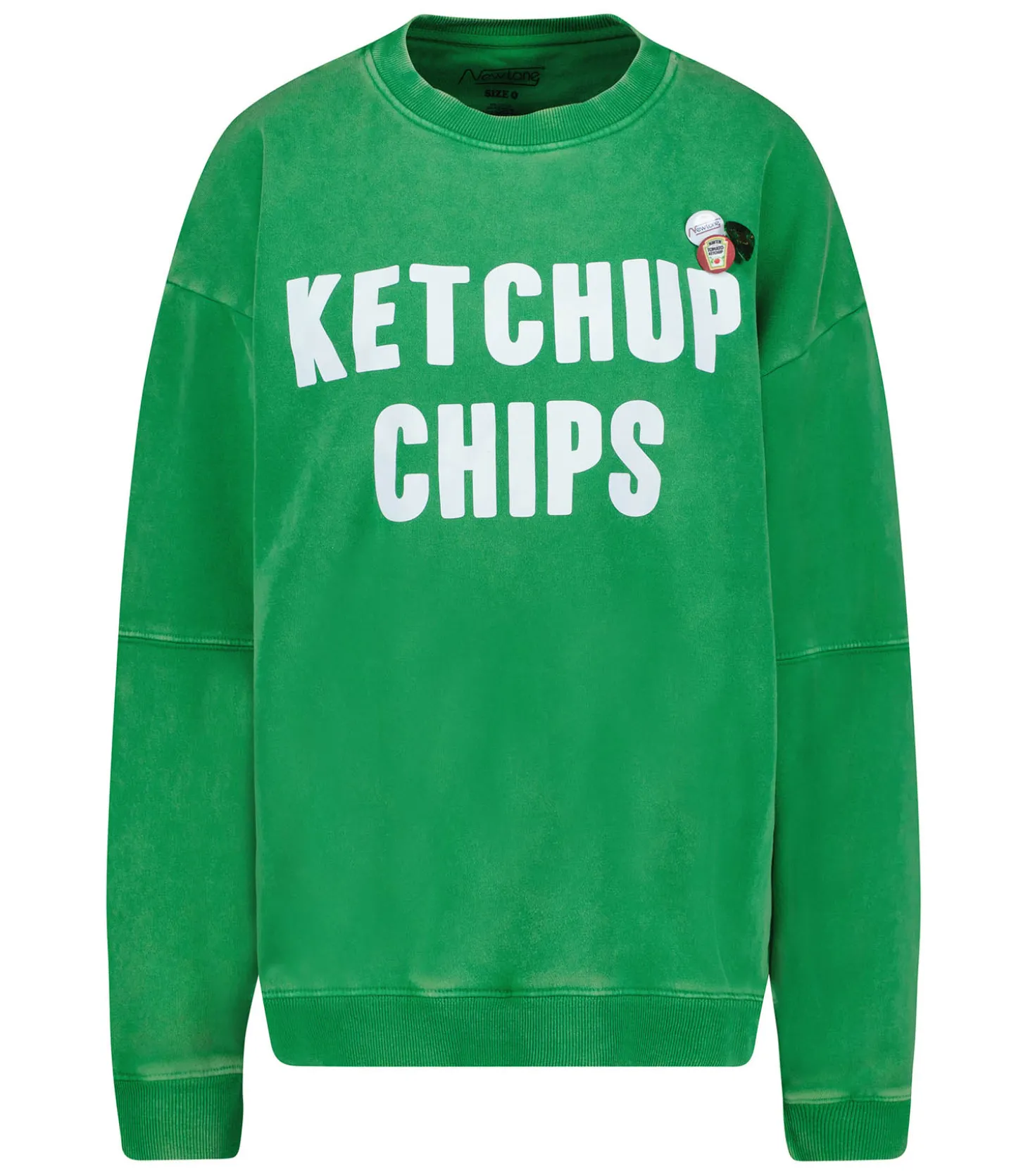 Sweat-shirt Roller Ketchup Grass-Newtone Outlet
