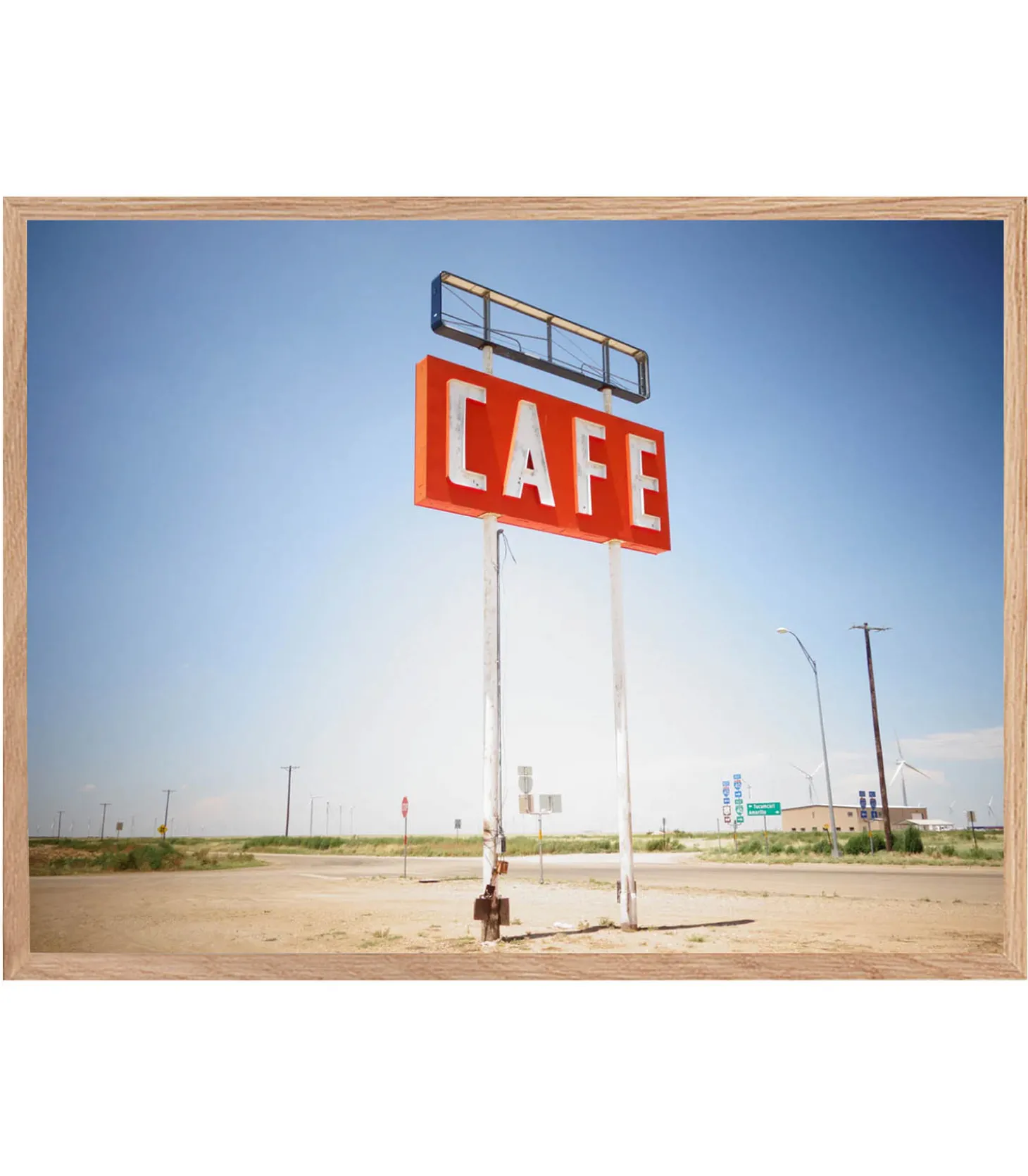 Tableau avec cadre "Café" 60x80cm-Lola James Harper Cheap
