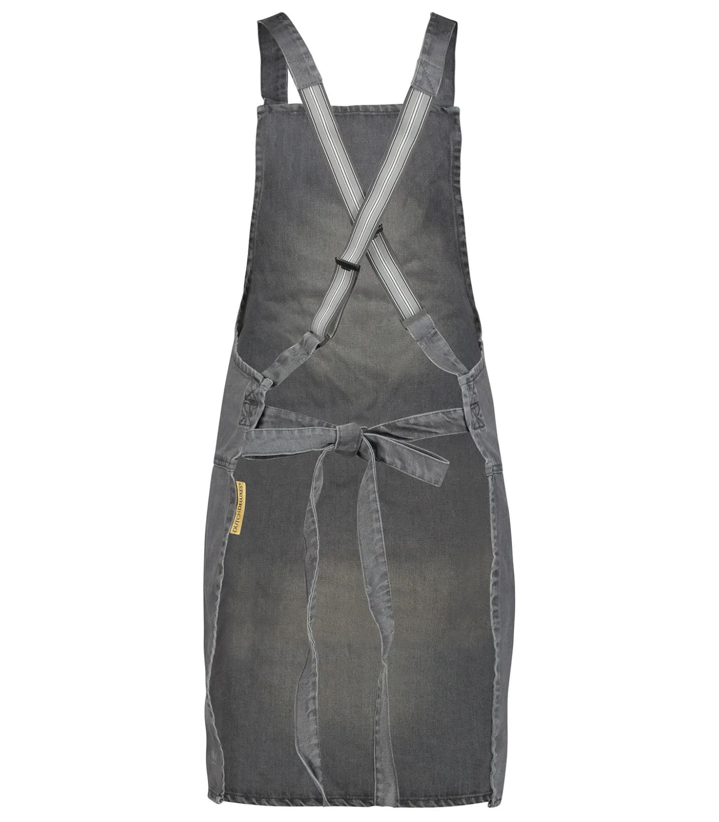 Tablier à bretelles Coton Denim Gris-Dutchdeluxes Flash Sale