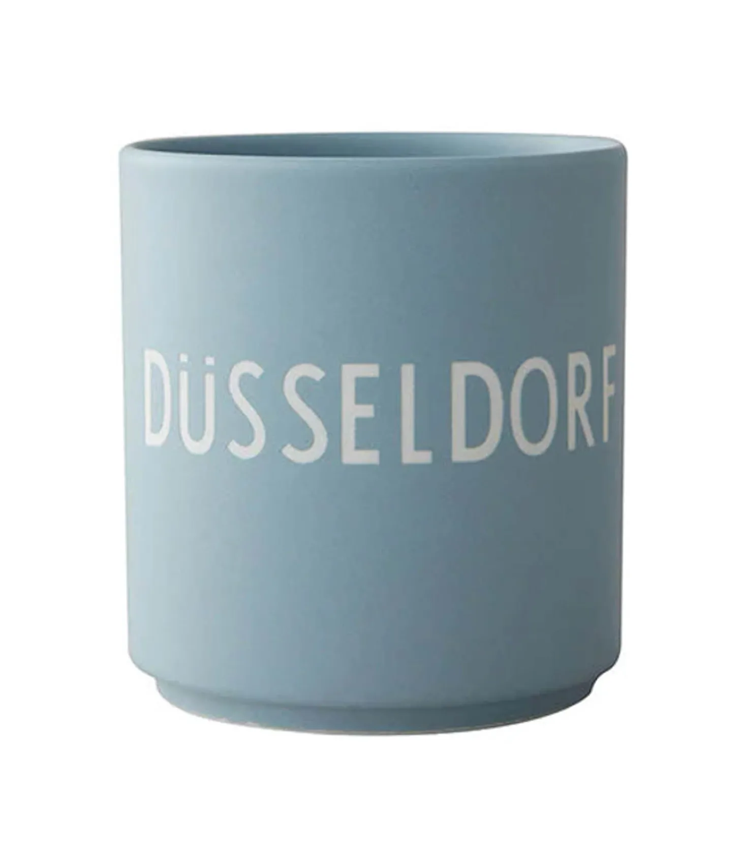 Tasse Porcelaine Düsseldorf Light Blue-Design Letters Outlet