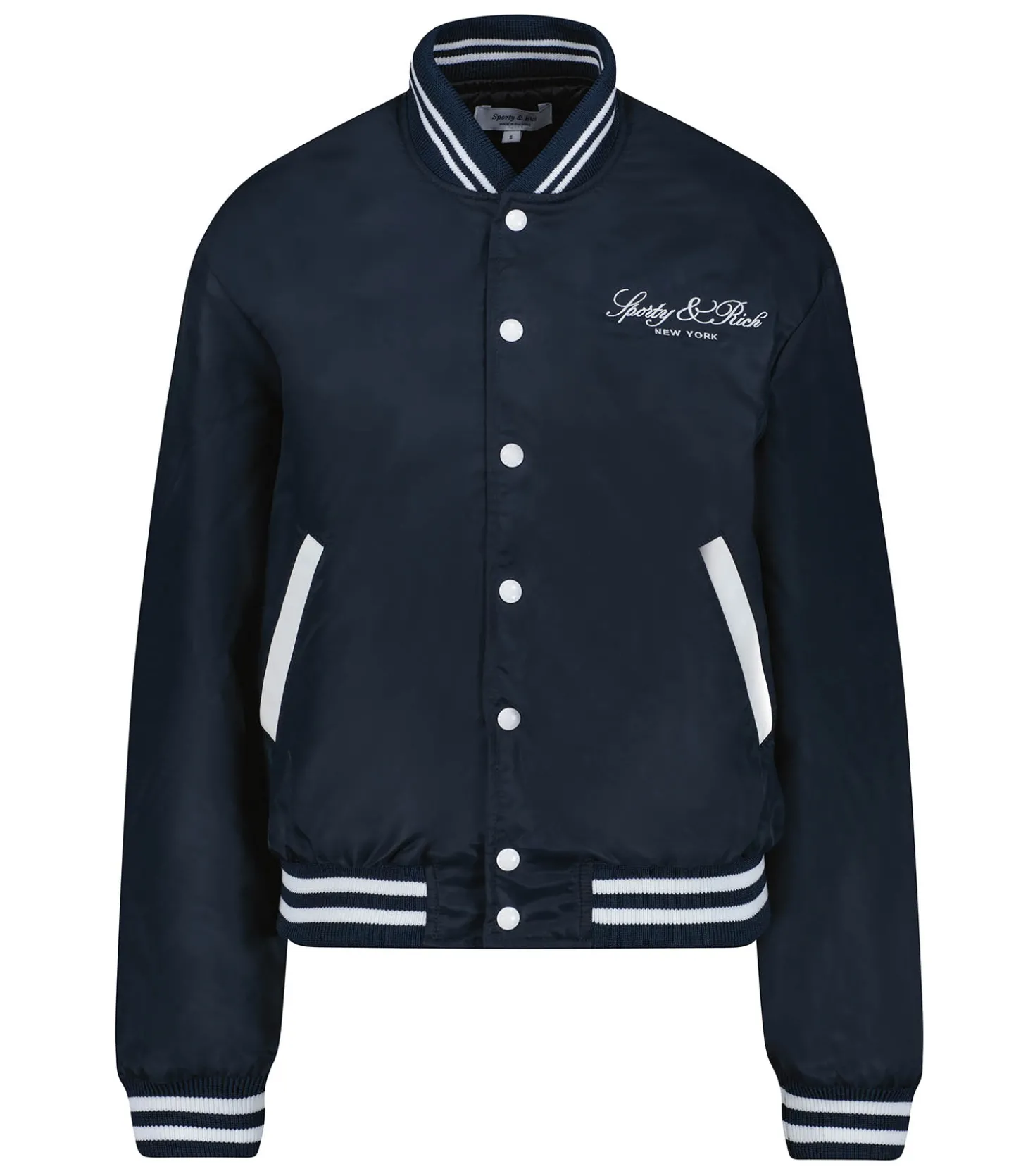 Teddy Wellness Boucle Varsity Navy/White-Sporty & Rich Best Sale