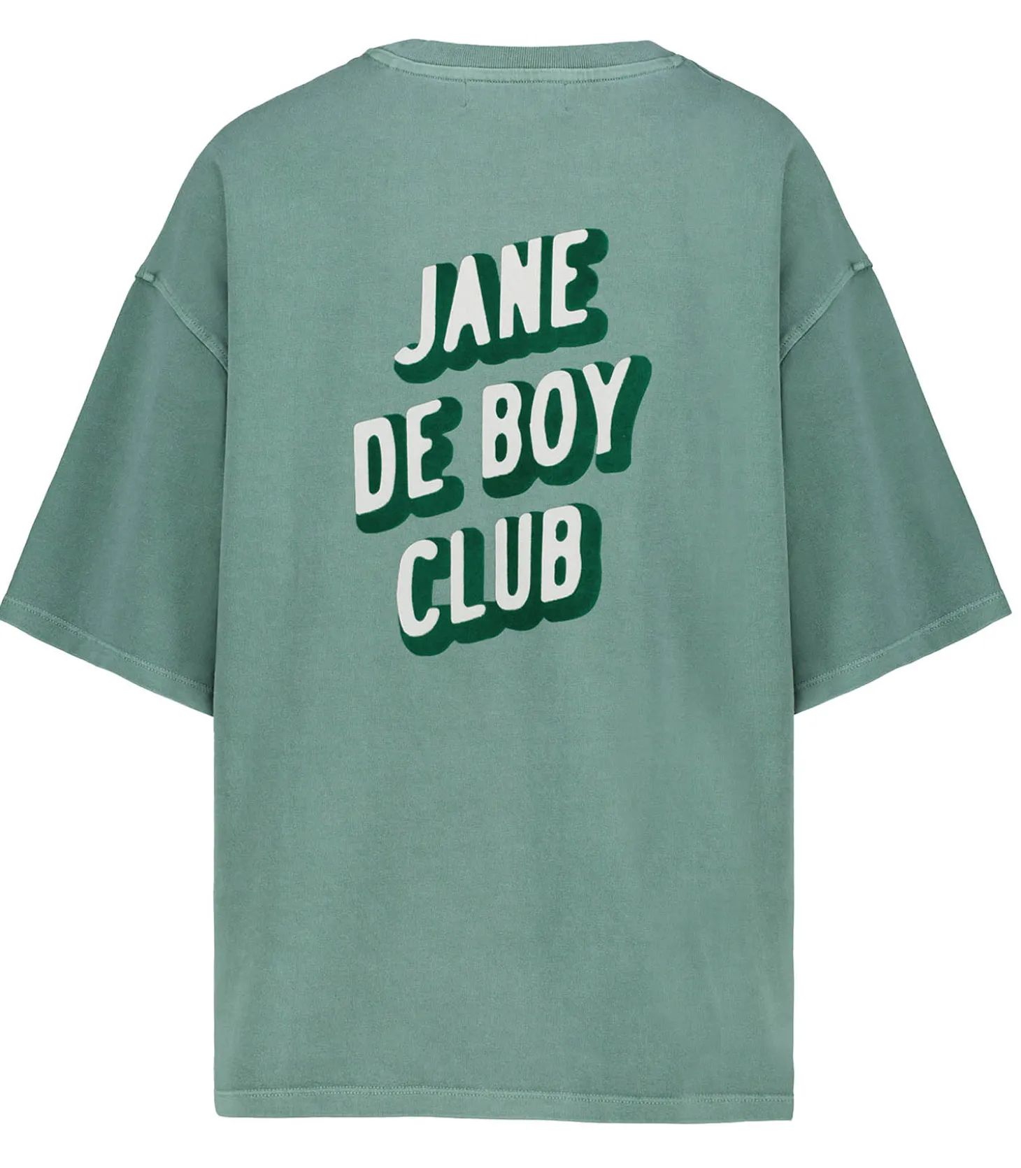 Tee-shirt Basile x Jane de Boy Vert-LES BONNES SOEURS Outlet