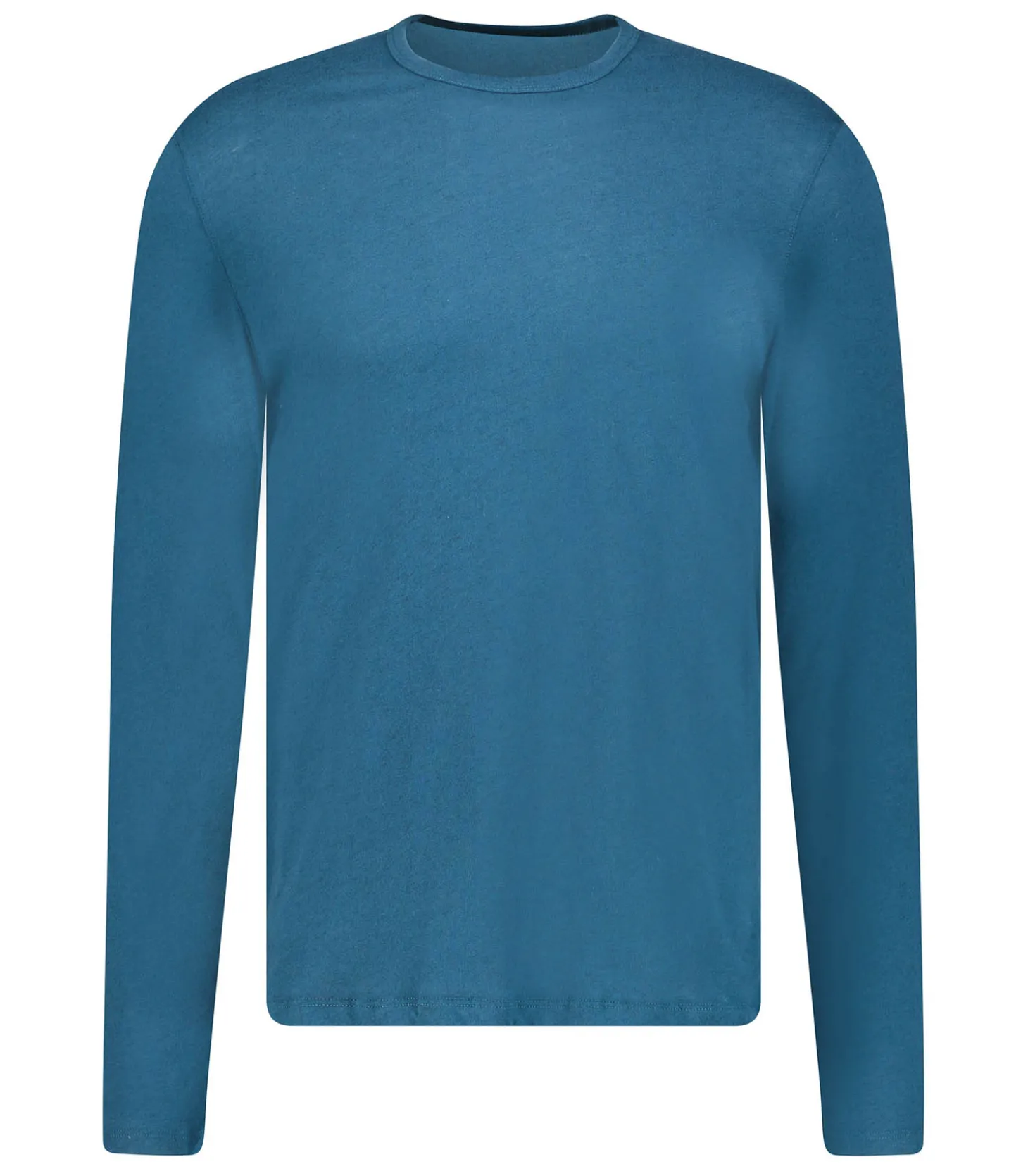 Tee-shirt Col Rond Manches Longues Homme Coton et Cachemire Haute Mer-Majestic Filatures Best