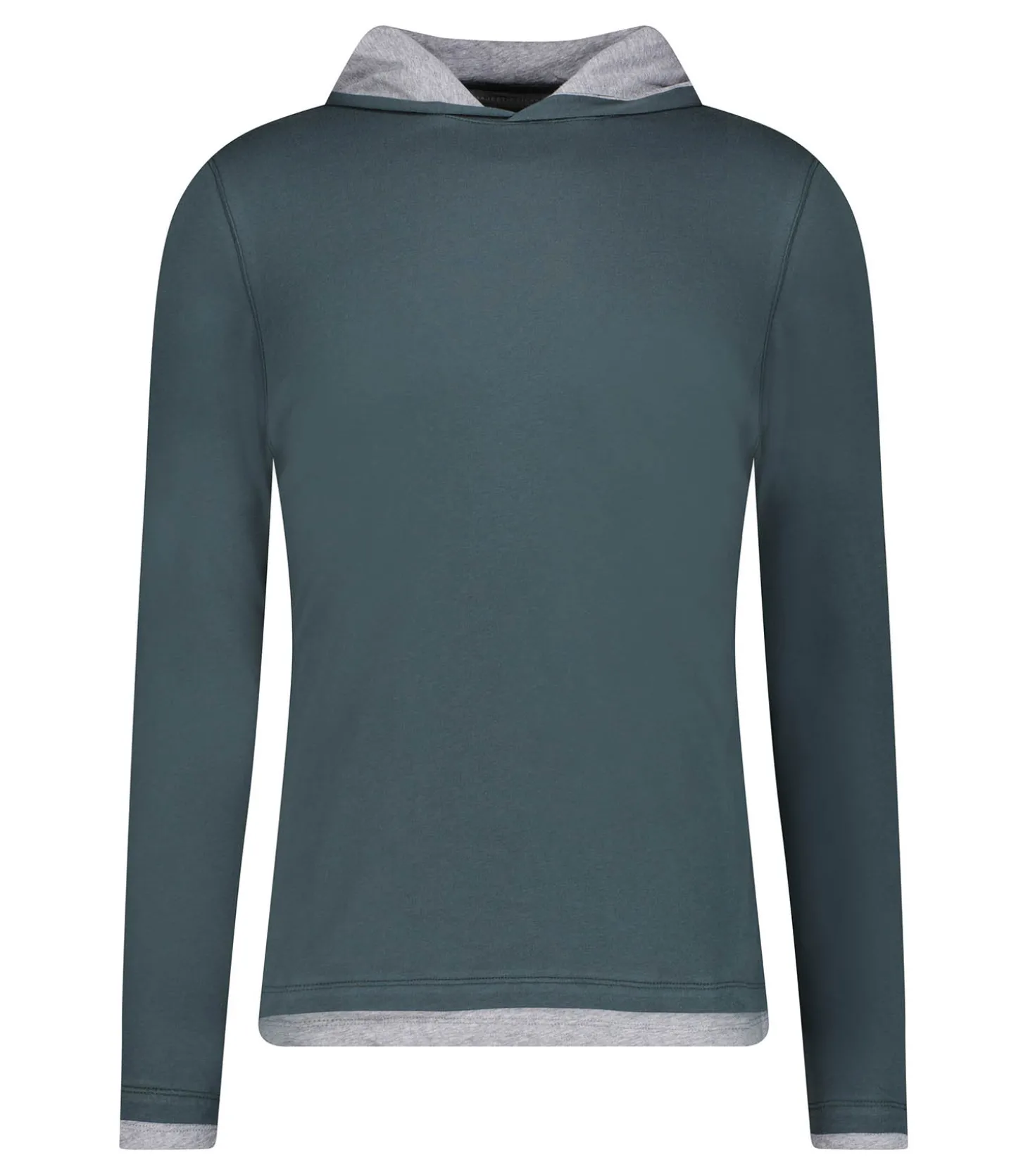 Tee-shirt homme Capuche Manches Longues Crepuscule Coton-Majestic Filatures Best