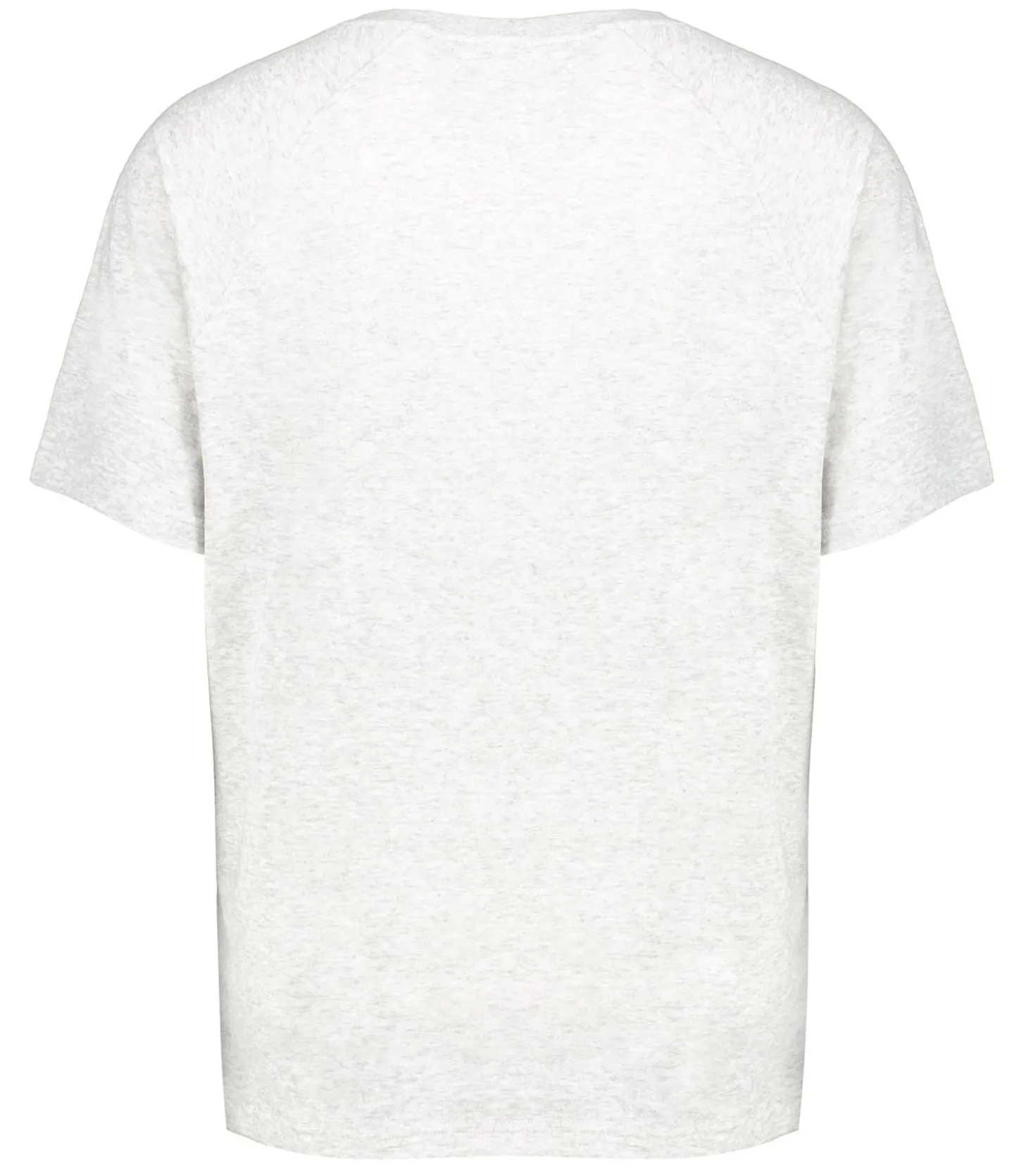 Tee-Shirt homme Col Rond Ruzy Gris Clair Chiné-American Vintage Discount