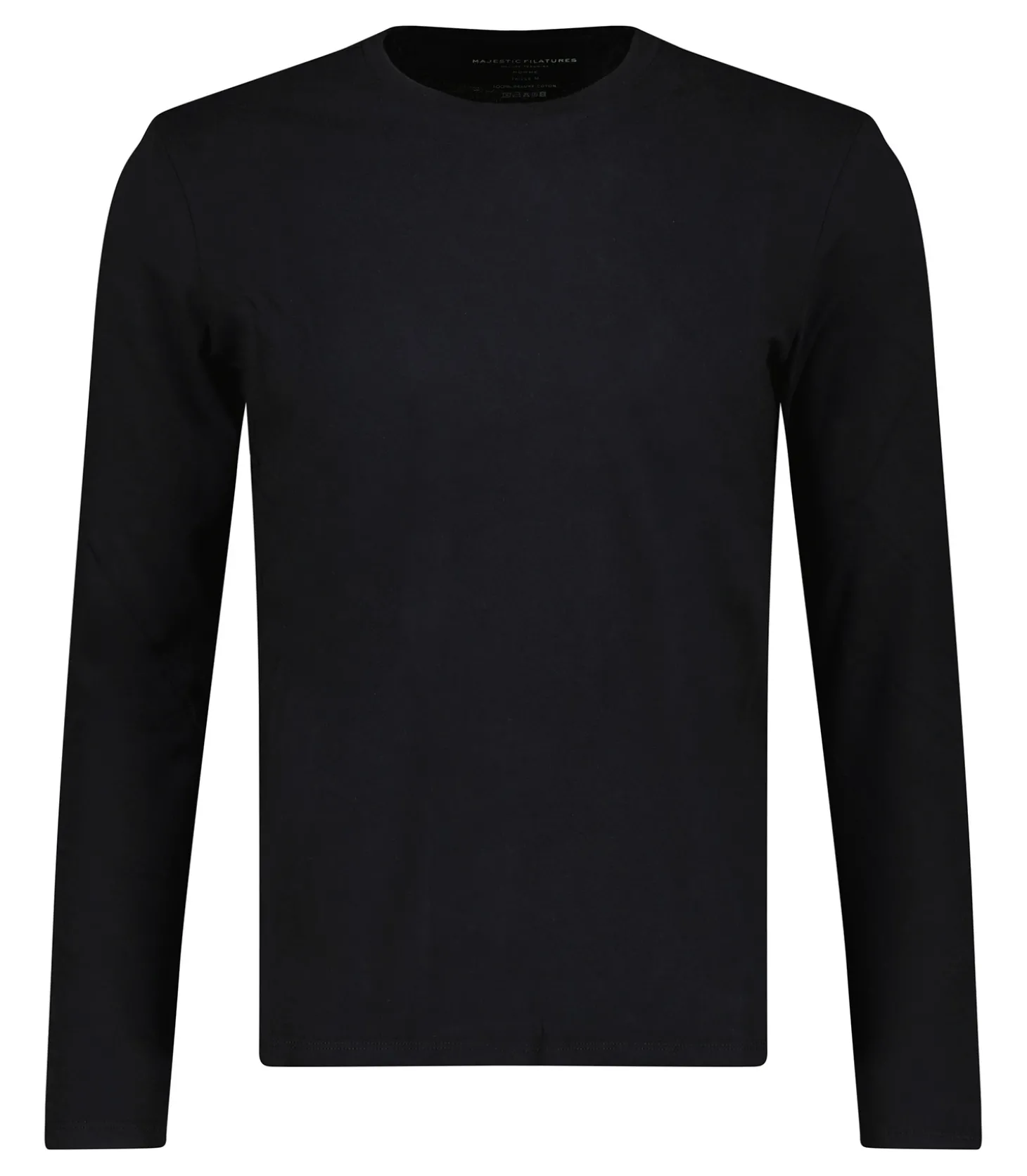 Tee-shirt homme James Noir-Majestic Filatures Shop