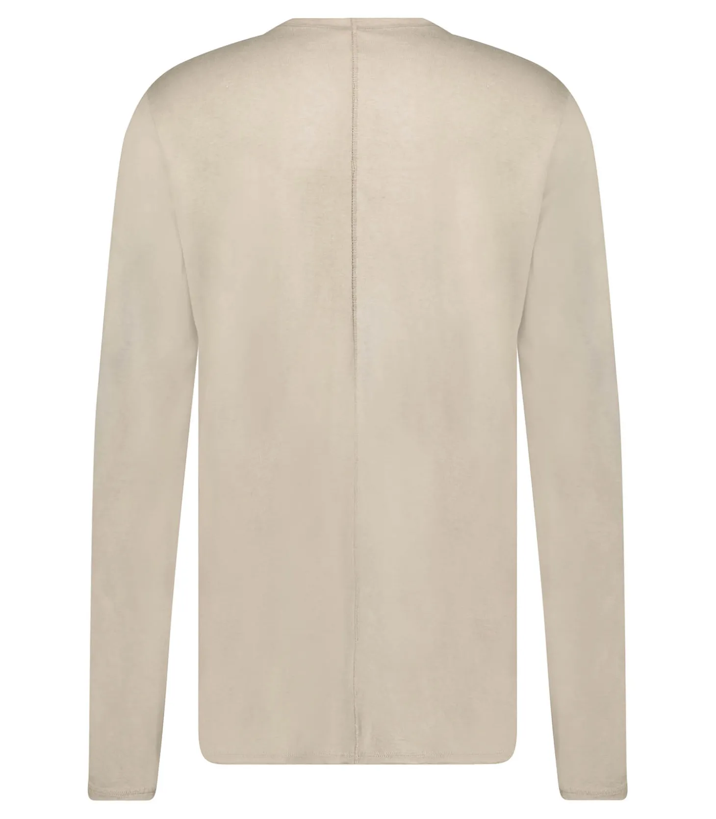 Tee-Shirt homme Manches Longues Couture Centrale Dos Taupe Grey-Daub Flash Sale