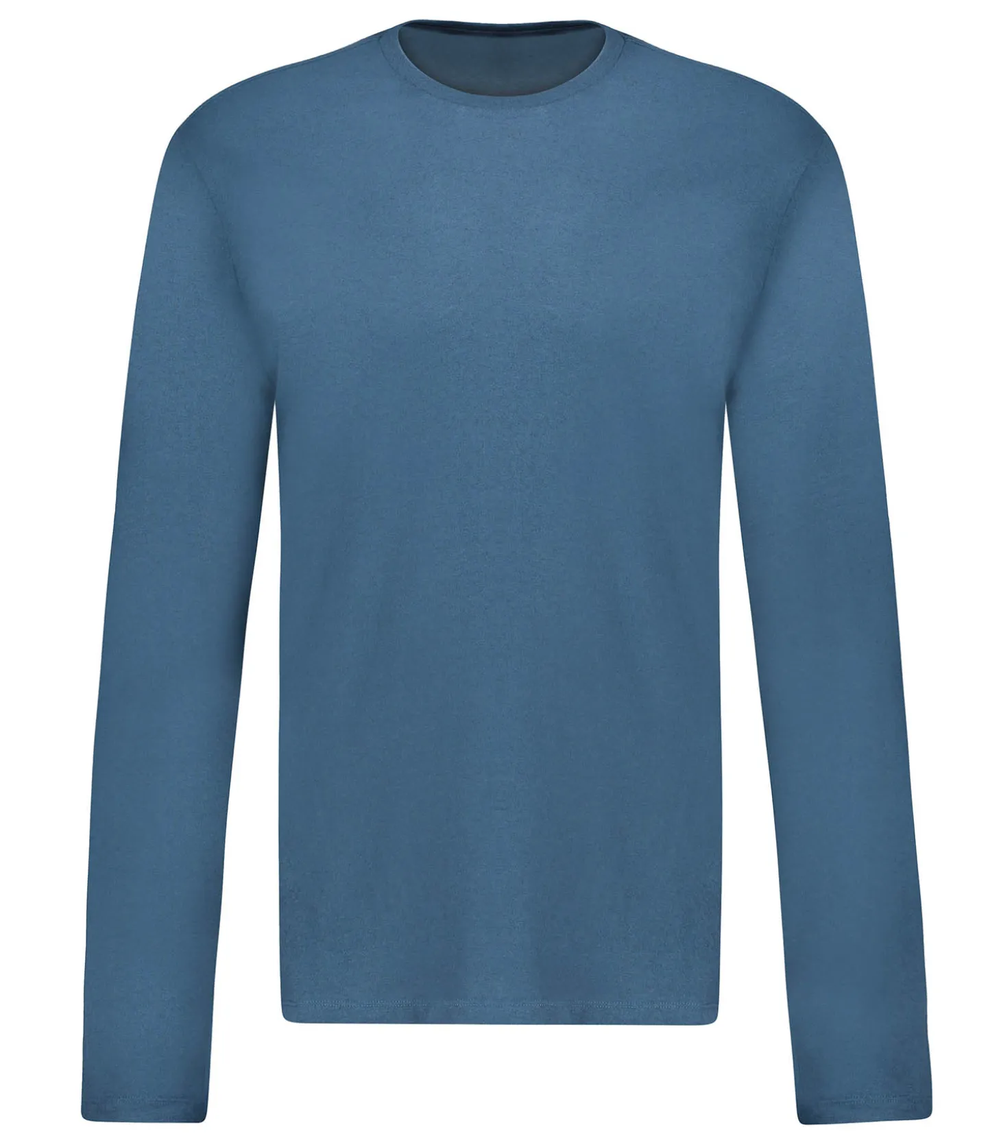 Tee-shirt homme Manches longues en Coton et Cachemire Encre-Majestic Filatures Outlet
