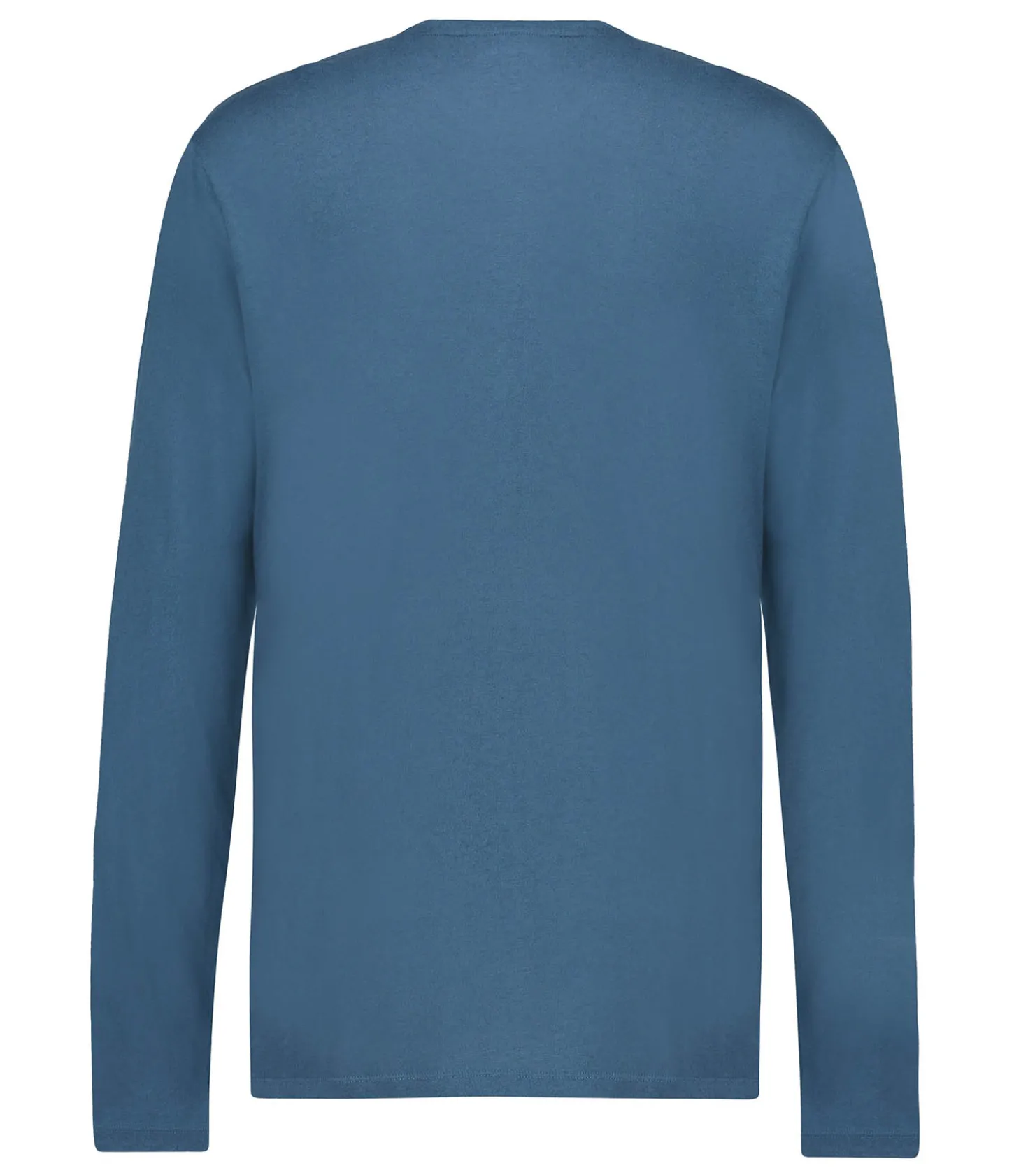 Tee-shirt homme Manches longues en Coton et Cachemire Encre-Majestic Filatures Outlet