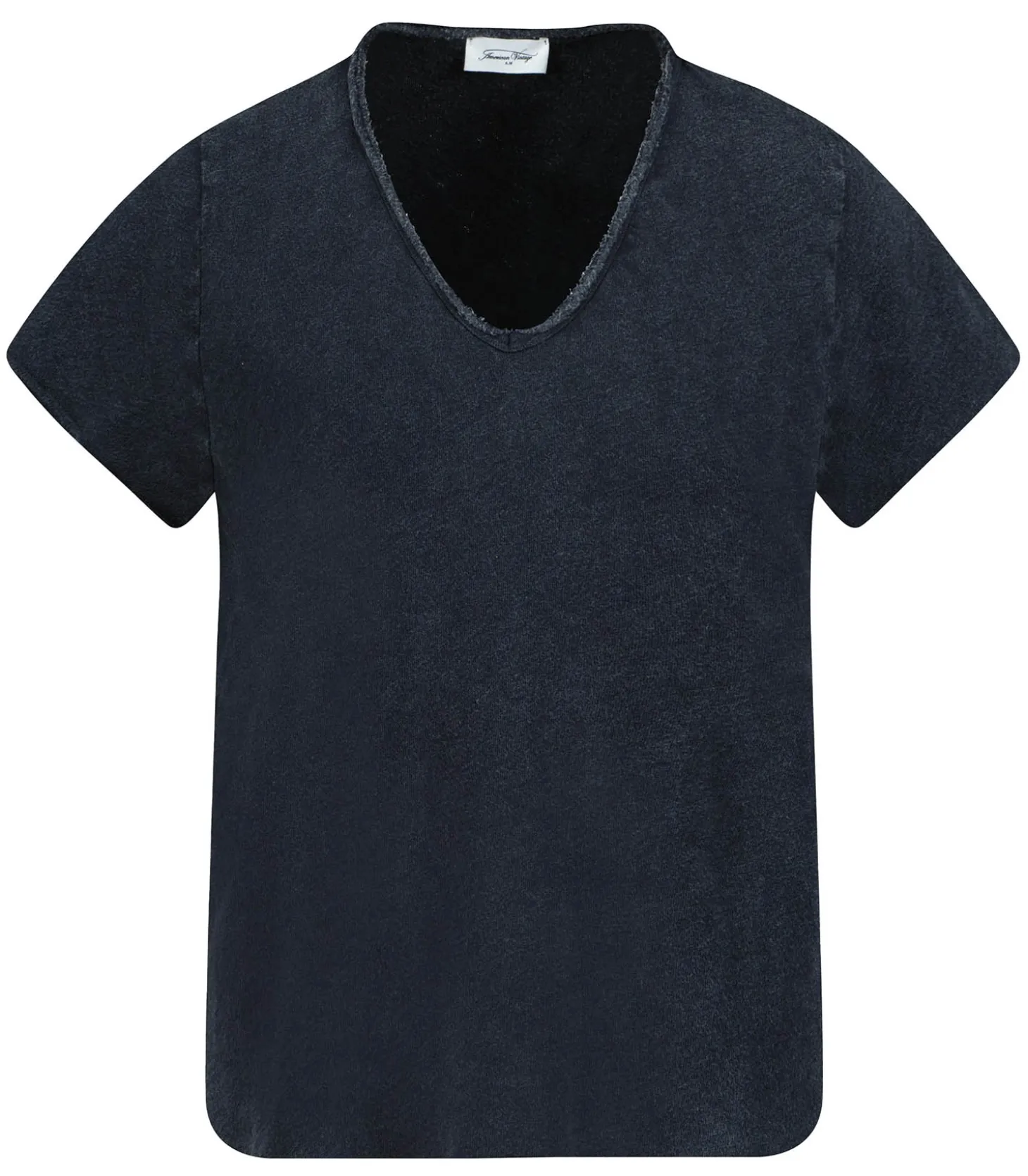 Tee-shirt Sonoma Manches Courtes Col V Noir Vintage-American Vintage Online