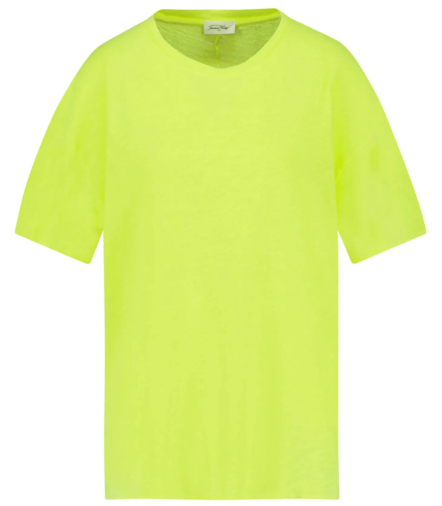 Tee-shirt Sonoma manches courtes Jaune Fluo-American Vintage Online