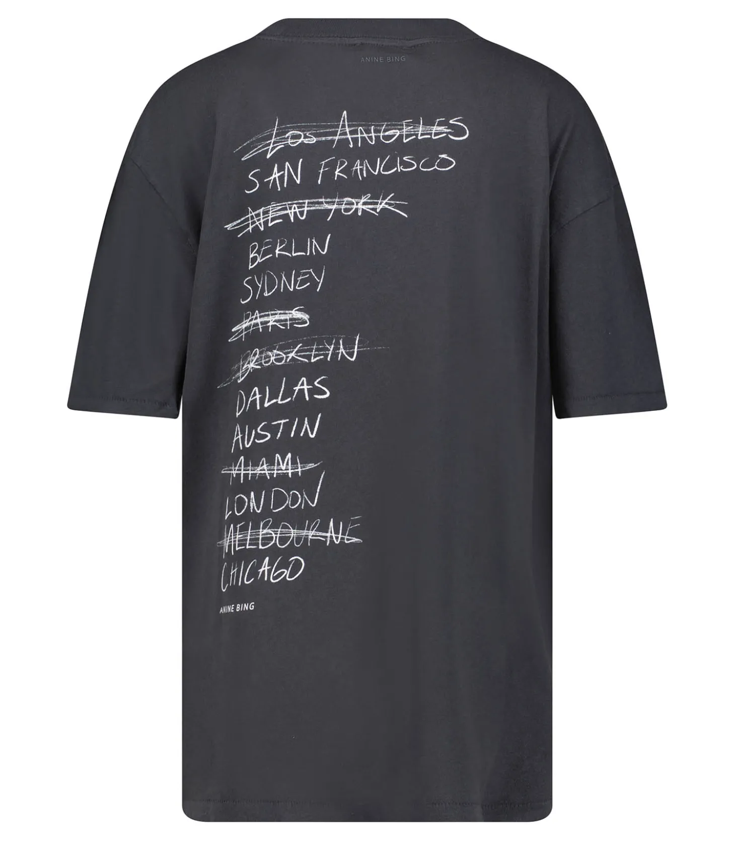 Tee-Shirt Walker Doodle Vintage Black-Anine Bing Online