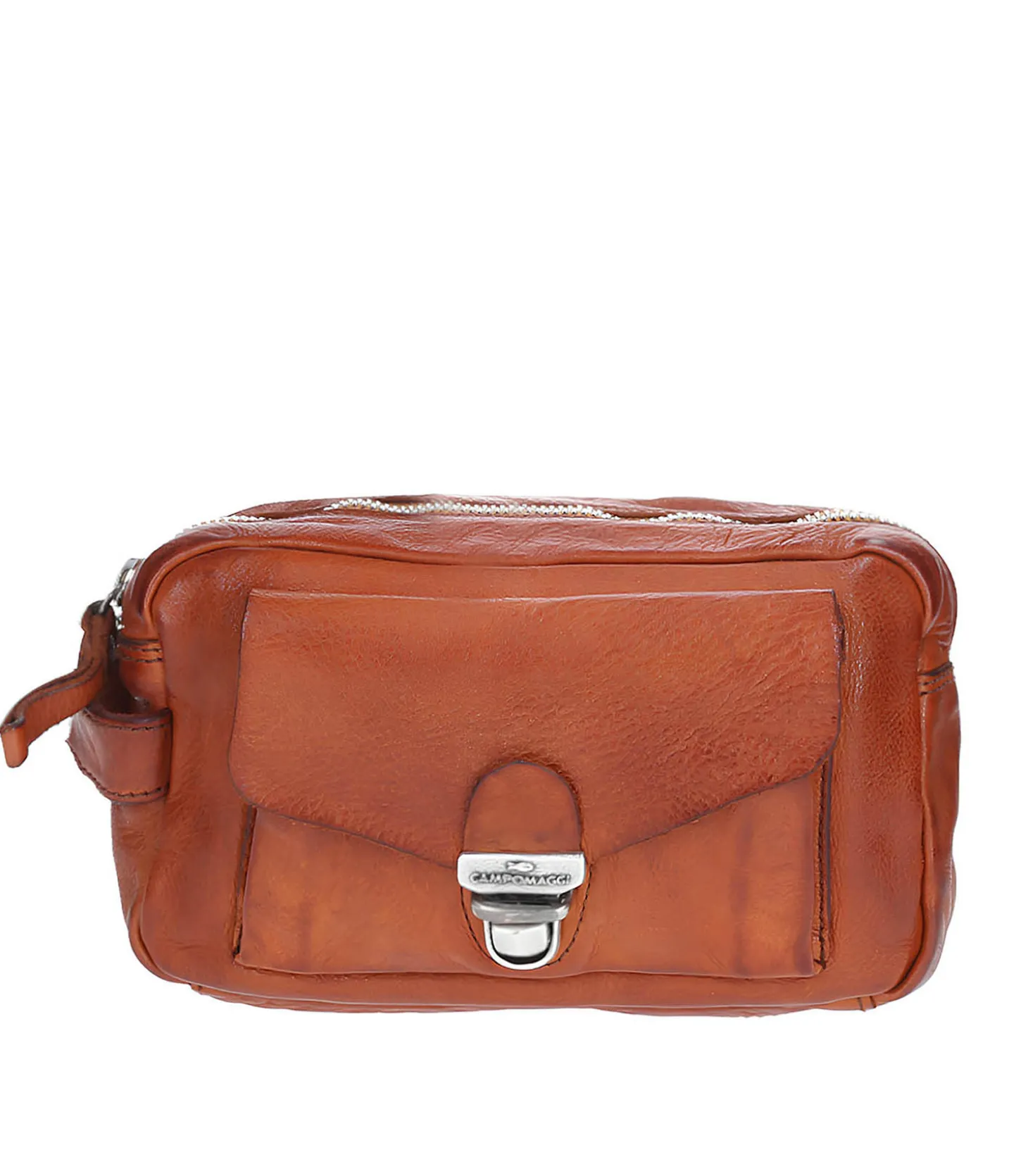 Trousse de Toilette Cuir Cognac-Campomaggi Cheap