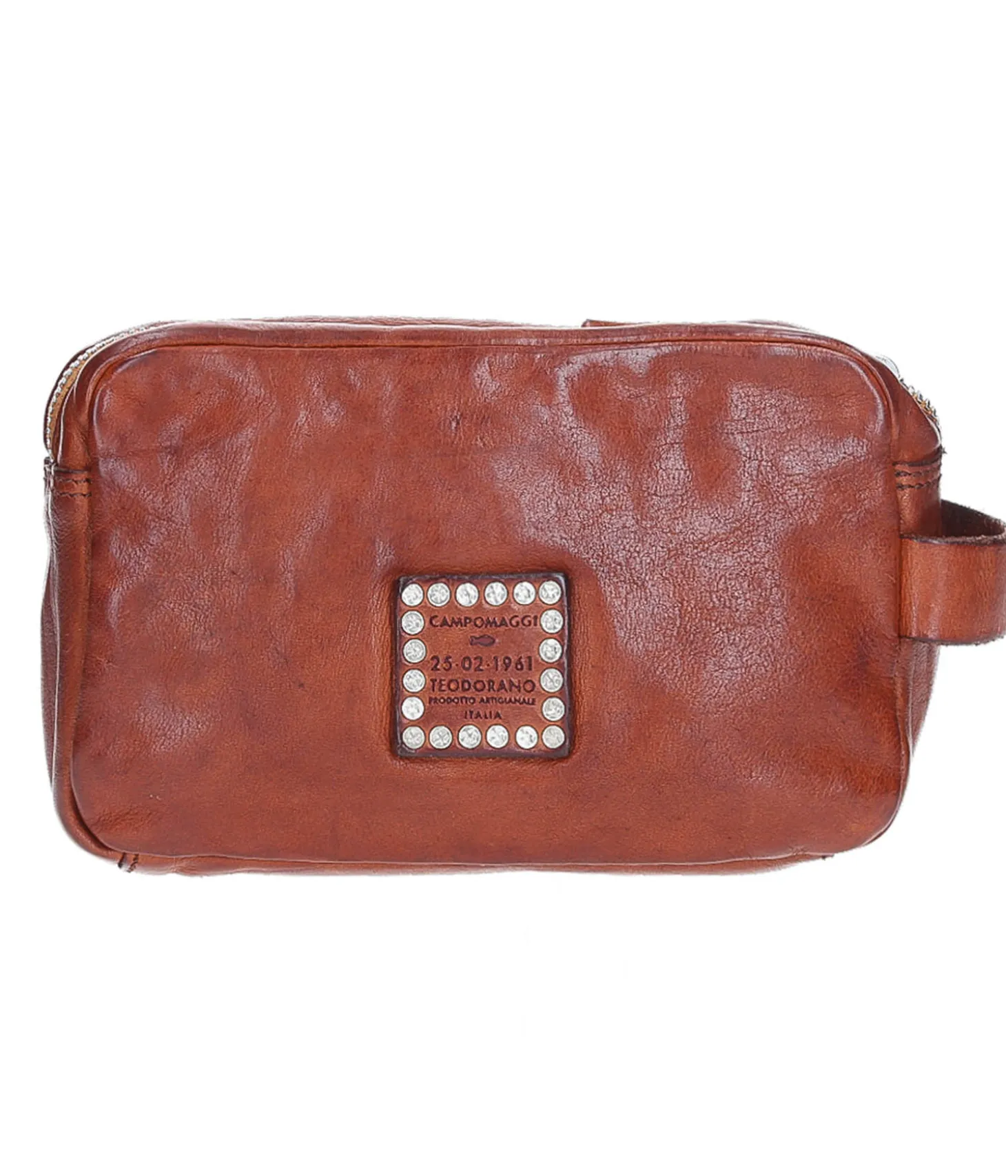 Trousse de toilette Easy Cuir Cognac-Campomaggi Sale