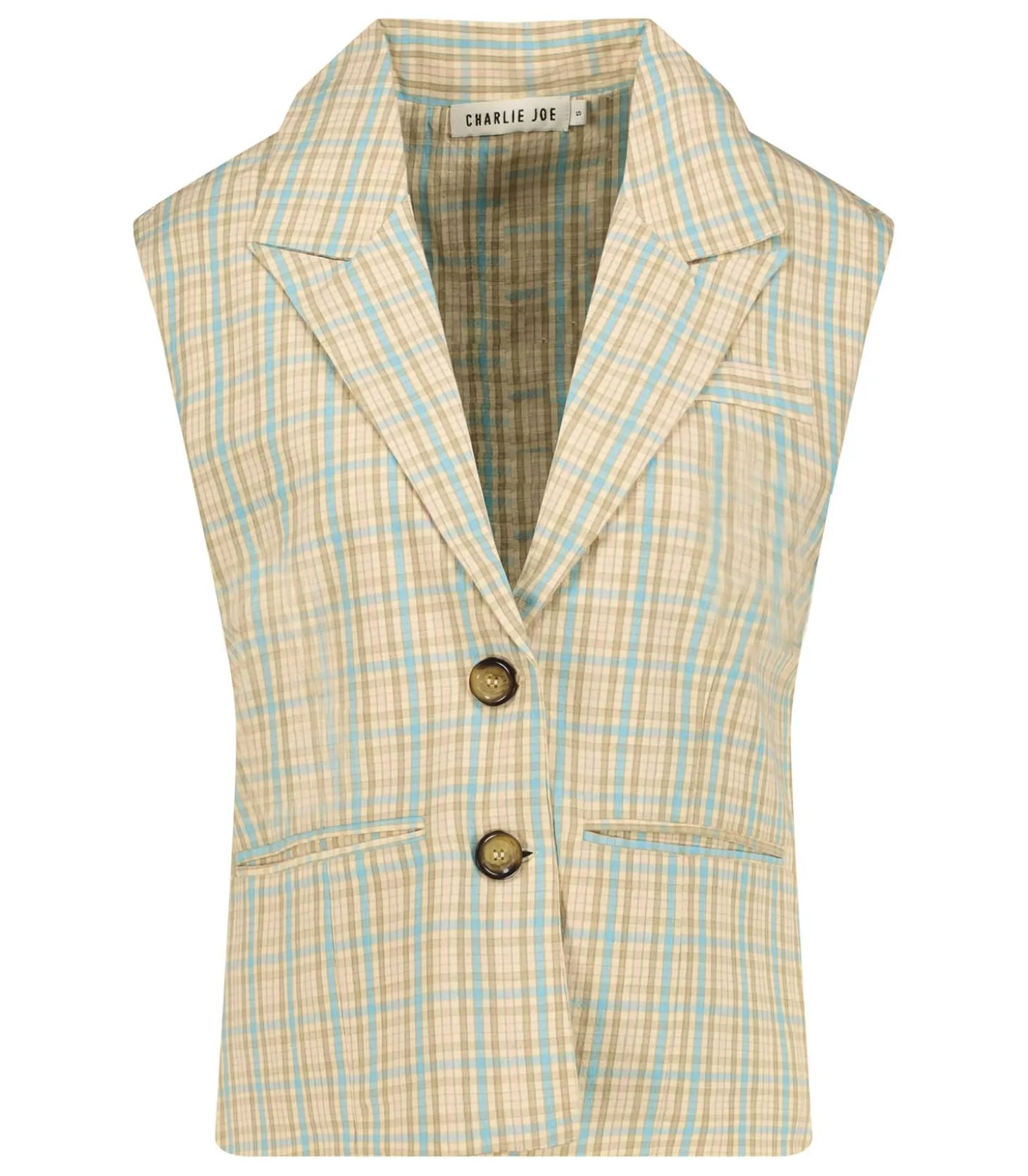 Veste à carreaux Nilza-Charlie Joe Fashion
