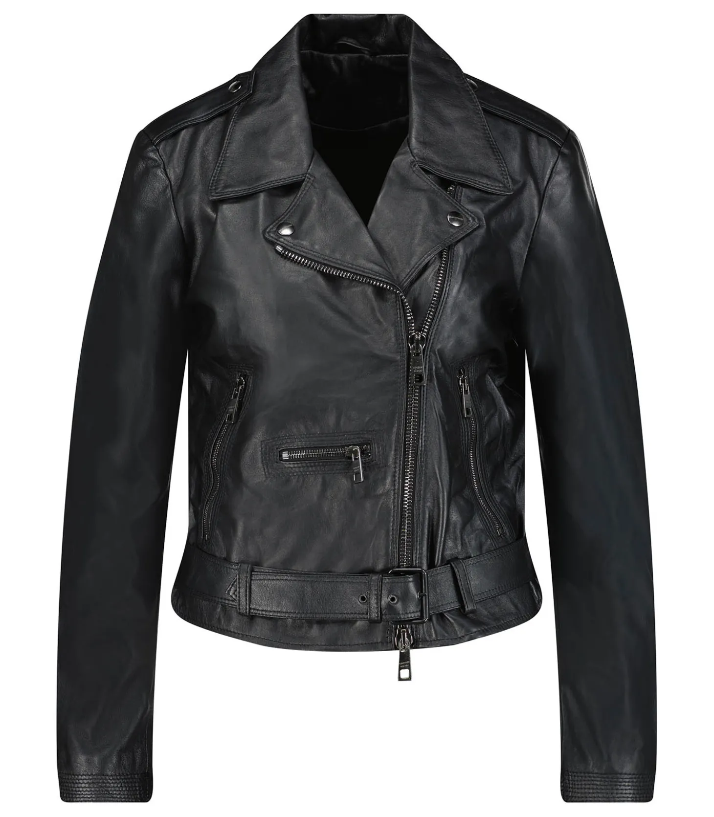 Veste en cuir Nero-Giorgio Brato Outlet