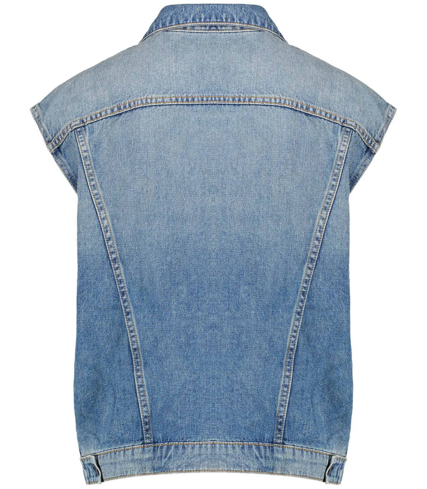Veste en Denim Sans Manches Bogart-ASKK NY Flash Sale