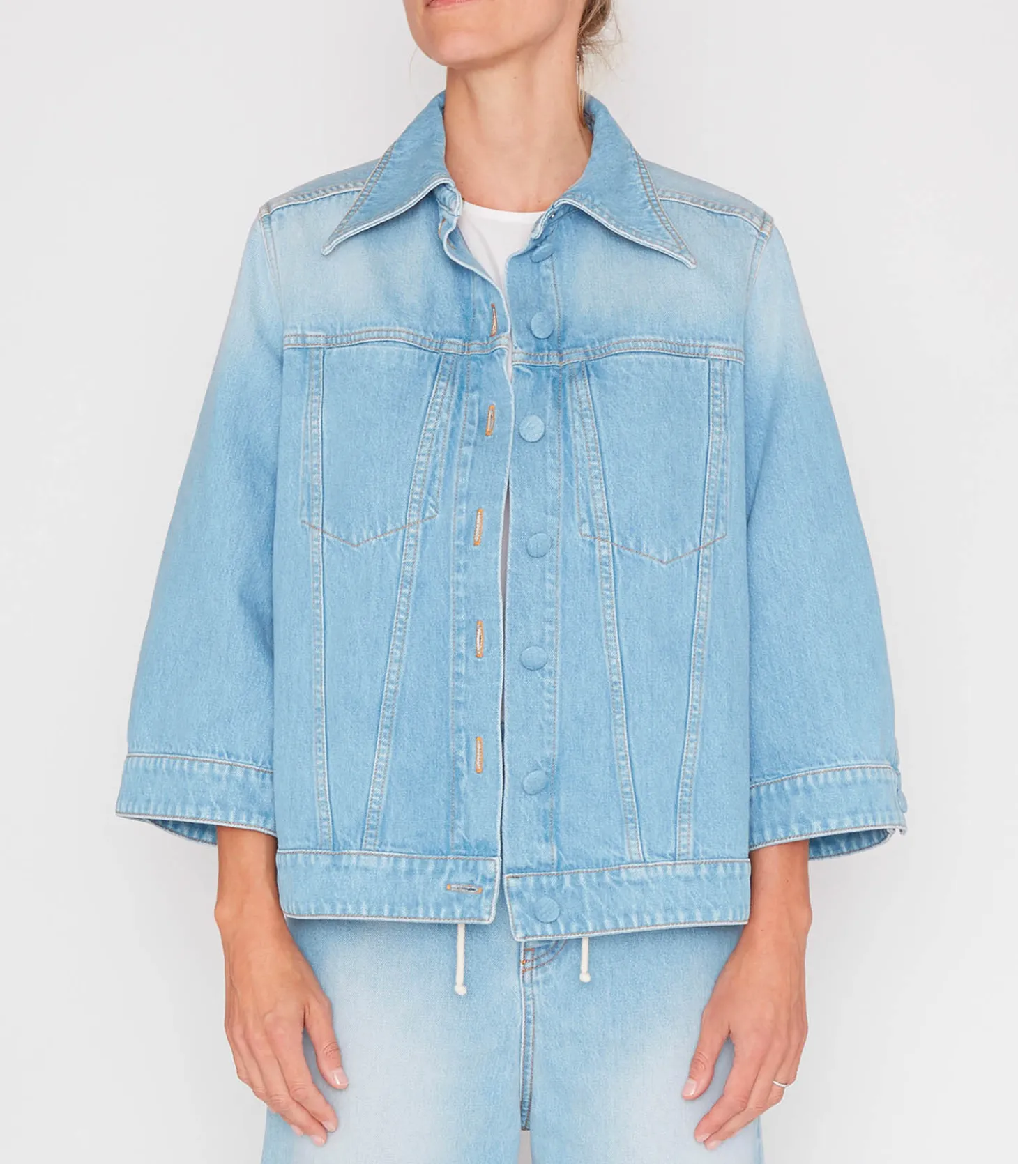 Veste en Jean La Veste Kimono-HAPPY HAUS Discount
