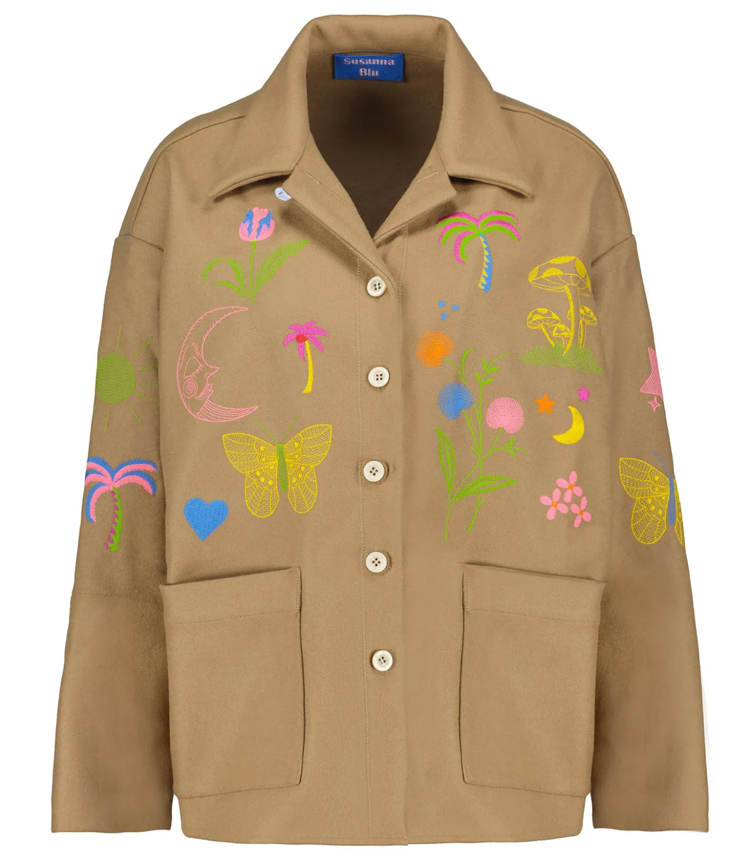 Veste Peonia Camel-Susanna Blu Fashion