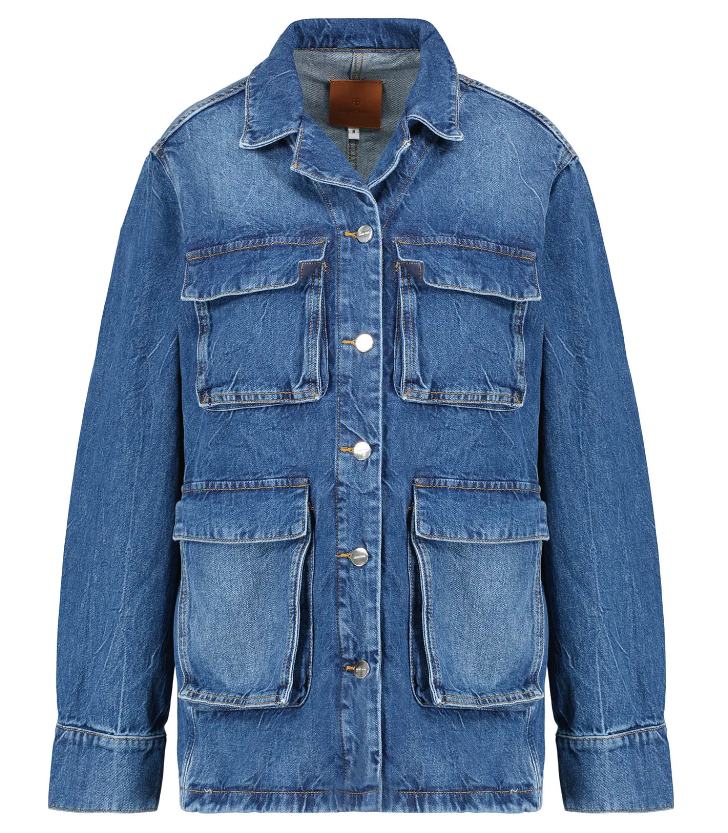 Veste Utilitaire en Jean Alden Artic Blue-Anine Bing Best